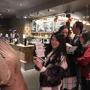 Salt & Straw - My sister waiting excitedly - Ice Cream & Frozen Yogurt Near Me - Seattle, Washington