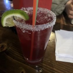 Brigid's Pub - Blueberry margarita