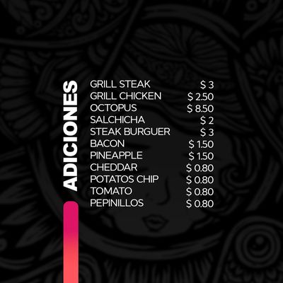 Menu photo 2 La Bendita Kendall, FL