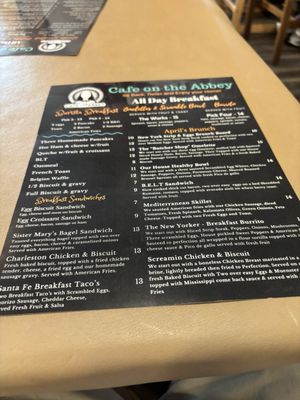Menu photo 4 Cafe on the Abbey Columbia, IL