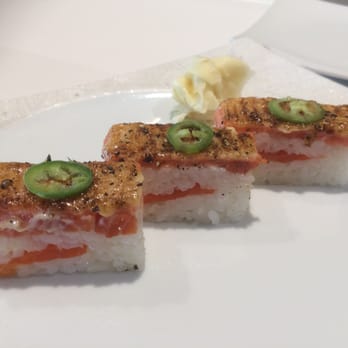 Miku - Salmon oshi sushi - Japanese Near Me - Vancouver, British Columbia