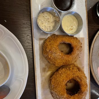 J Gilbert's - Pretzel breaded Onion Rings! - Bars Near Me - Omaha, Nebraska