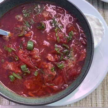 Masha and the Bear - Having traditional borscht! - Desserts Near Me - Aurora, Colorado Masha and the Bear - Having traditional borscht! - Desserts Near Me - Aurora, Colorado