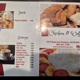 Menu back