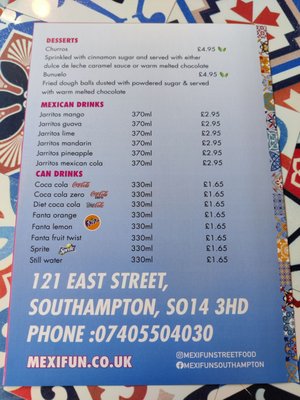 Menu photo 3 MexiFun Southampton, STH