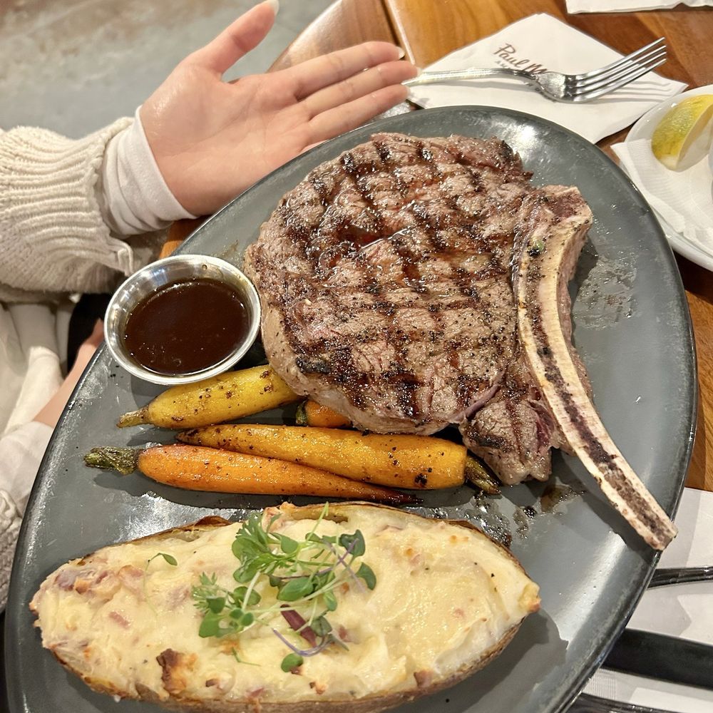 Paul Martin's American Grill Irvine Spectrum - Ribeye steak - on their holiday special menu - New American Near Me - Irvine, California