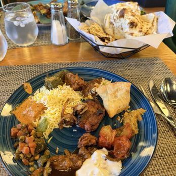 Tatva Indian Fine Dining - Small sampling of all the buffet items - Indian Near Me - Anaheim, California Tatva Indian Fine Dining - Small sampling of all the buffet items - Indian Near Me - Anaheim, California