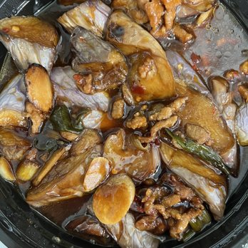 Din Ho Chinese BBQ - Eggplant with pork, my favorite from what was ordered. A definite YUM. - Barbeque Near Me - Austin, Texas