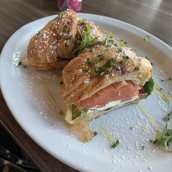 Bistro Cafe - Crossiant Salmon - Breakfast & Brunch Near Me - Miami, Florida Bistro Cafe - Crossiant Salmon - Breakfast & Brunch Near Me - Miami, Florida