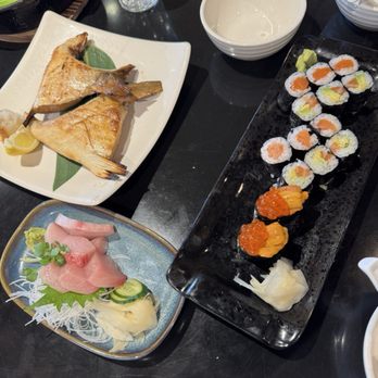 Kirala - Large hamachi Kama (2 pieces for $28), Hamachi Sashimi, uni and Ikura, salmon rolls - Sushi Bars Near Me - Berkeley, California Kirala - Large hamachi Kama (2 pieces for $28), Hamachi Sashimi, uni and Ikura, salmon rolls - Sushi Bars Near Me - Berkeley, California