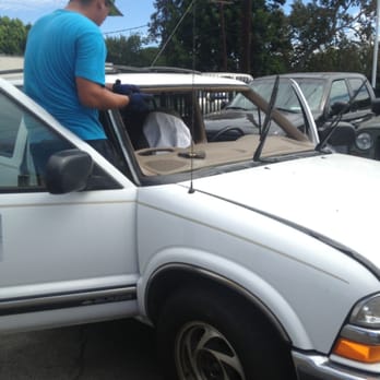 First Class Auto Glass - Windshield being taken out. - Auto Glass Services Near Me First Class Auto Glass - Windshield being taken out. - Auto Glass Services Near Me