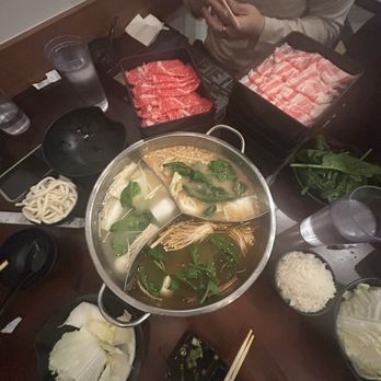 Shabu Shack - Tom yum, miso & tonkatsu broth - Japanese Near Me - South San Francisco, California Shabu Shack - Tom yum, miso & tonkatsu broth - Japanese Near Me - South San Francisco, California