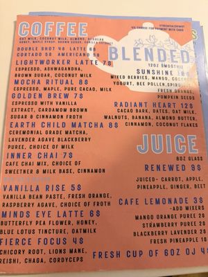 Menu photo 5 The Alchemist Cafe Modesto, CA Menu photo 5 The Alchemist Cafe Modesto, CA
