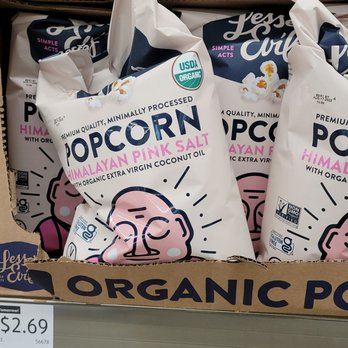 ALDI - bags of popcorn and other snacks on a shelf - Grocery Near Me - University City, Missouri
