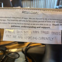 This is their attempt to show you that prices on the menu are different. This is their attempt to show you that prices on the menu are different.
