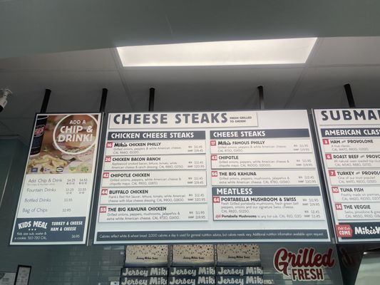 Menu photo 2 Jersey Mike's Subs Victorville, CA