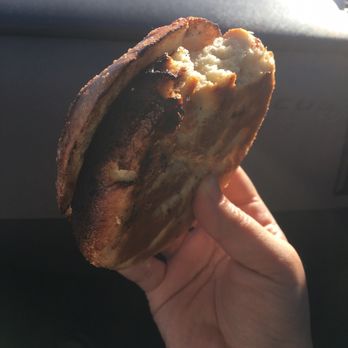 Panera Bread - This is a photo taken after our order was given to us. As you can see, a piece looks pulled off. - Salad Near Me - Las Vegas, Nevada