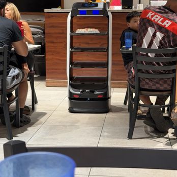 Genki Sushi - The robot out for a delivery - Sushi Bars Near Me - Ewa Beach, Hawaii