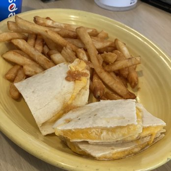 Fresh Off The Hook - Cheese quesadilla and fries (kids menu) - Seafood Near Me - Boise, Idaho