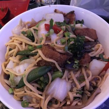 Pho Lantern Restaurant - Egg noodles with fried fish. This was very large and delicious! - Seafood Near Me - Buffalo, New York Pho Lantern Restaurant - Egg noodles with fried fish. This was very large and delicious! - Seafood Near Me - Buffalo, New York