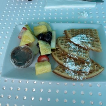 French Truck Coffee - Waffles, fruit, and hazelnut spread. - Coffee & Tea Near Me - Baton Rouge, Louisiana