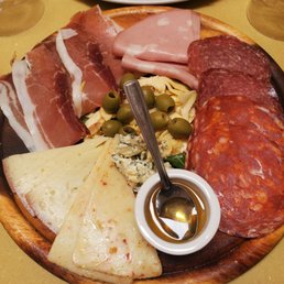 Meat and cheese plate Meat and cheese plate