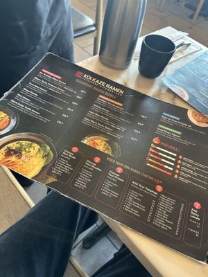 Menu photo 1 Koi Kaze Ramen Bar Los Angeles, CA Menu photo 1 Koi Kaze Ramen Bar Los Angeles, CA