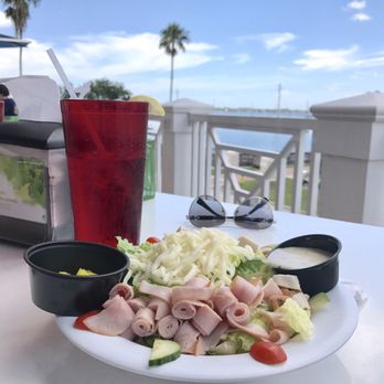 Ryan's Pizza & Pub - Ryan's Salad! Water Views from upstairs patio. - Irish Near Me - Cocoa, Florida Ryan's Pizza & Pub - Ryan's Salad! Water Views from upstairs patio. - Irish Near Me - Cocoa, Florida