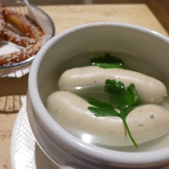 Dallmayr Bistro - Two weisswurst - Cafes Near Me - Munich, BY Dallmayr Bistro - Two weisswurst - Cafes Near Me - Munich, BY