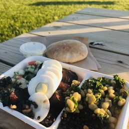 Egg and eggplant platter Egg and eggplant platter