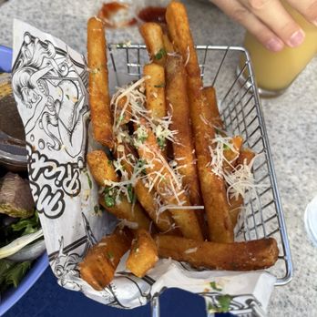 The New Custom House - Garlic Parmesan Fries - New American Near Me - Avila Beach, California The New Custom House - Garlic Parmesan Fries - New American Near Me - Avila Beach, California