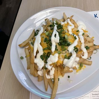 Pinstack - Mound of their fries - Bowling Near Me - Austin, Texas
