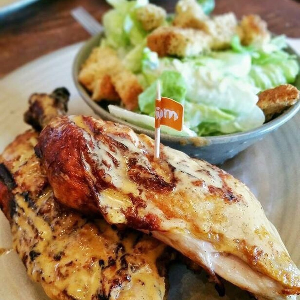 Nando's Peri-Peri - Double Leg with Caesar Salad. - South African Near Me - Ottawa, Ontario Nando's Peri-Peri - Double Leg with Caesar Salad. - South African Near Me - Ottawa, Ontario