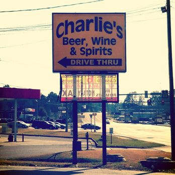 Charlie's Beer & Wine - sign for drive thru - Beer, Wine & Spirits Near Me - Marietta, Georgia Charlie's Beer & Wine - sign for drive thru - Beer, Wine & Spirits Near Me - Marietta, Georgia