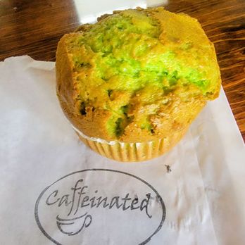 Caffeinated - Pistachio muffin - Coffee & Tea Near Me - Colusa, California Caffeinated - Pistachio muffin - Coffee & Tea Near Me - Colusa, California