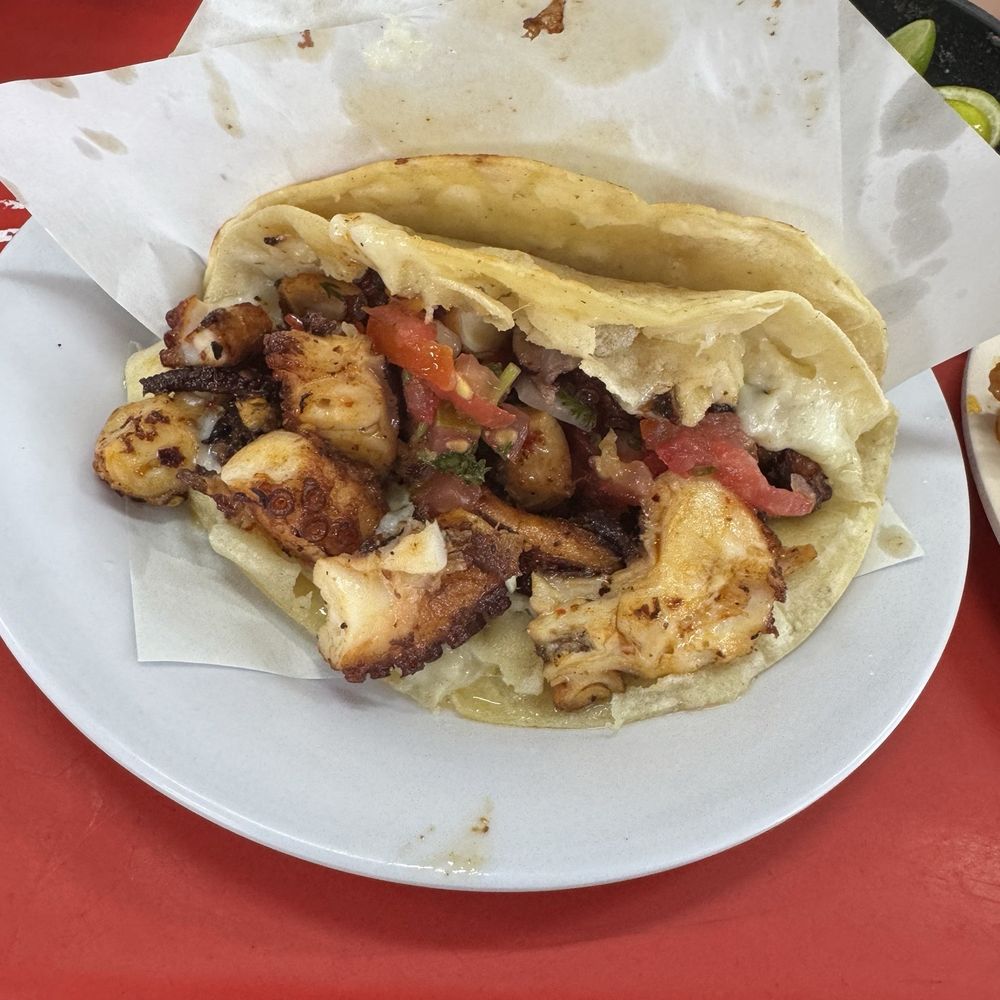 Mariscos el Mazateño - Taco de pulpo enchilado crunchy - Mexican Near Me - Tijuana, BCN Mariscos el Mazateño - Taco de pulpo enchilado crunchy - Mexican Near Me - Tijuana, BCN