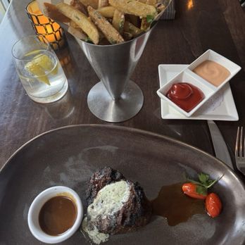 HAVEN Riverfront Restaurant & Bar - Marinated Filet Mignon with truffle fries - New American Near Me - Edgewater, New Jersey
