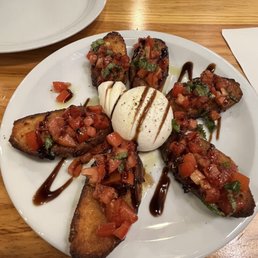 Bruschetta with burrata