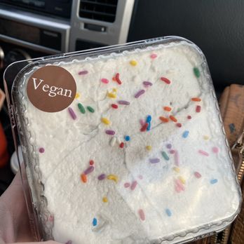 The Dez - Best Vegan chocolate confetti cake! Not dry at all. Great flavor. You could have fooled me. The frosting is like buttercream! - Coffee & Tea Near Me - Joshua Tree, California