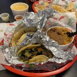 2 taco combo! With some quest and chips!
