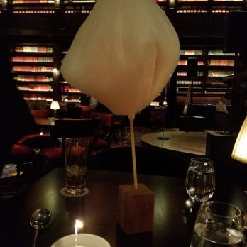 The Library - Vanilla ice cream n cotton candy... comped for the hubby's bday...who in their right mind would pay for this - New American Near Me - Las Vegas, Nevada The Library - Vanilla ice cream n cotton candy... comped for the hubby's bday...who in their right mind would pay for this - New American Near Me - Las Vegas, Nevada