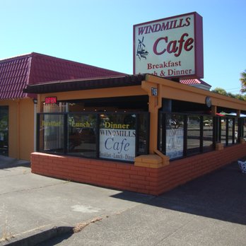 Windmills Cafe - Outside, facing State Street. - American Near Me - Ukiah, California
