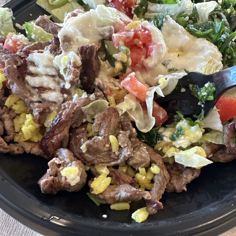 Steak falafel bowl Steak falafel bowl