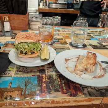 LeGrand Kitchen - Cheeseburger with a side of potatoes au gratin. - New American Near Me - Norfolk, Virginia