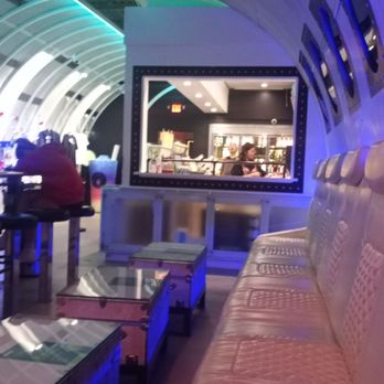TeaDM Lounge - Inside, kinda cool like a spaceship or an underground tunnel - Bubble Tea Near Me - Falls Church, Virginia
