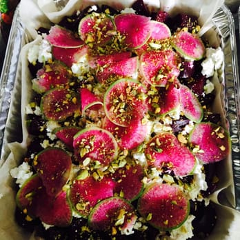 Marbled LA - Roasted beet salad with goat cheese and pistachios!! - Caterers Near Me - Glendale, California Marbled LA - Roasted beet salad with goat cheese and pistachios!! - Caterers Near Me - Glendale, California