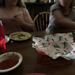 Los Arcos Mexican Restaurant - Wow. Great picture Hanna...but the lights turned off while we were eating & then realized we ate all the chips & salsa. But it was good!