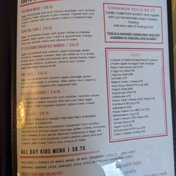 Wild Mountain Cafe - Menu - American Near Me - Seattle, Washington