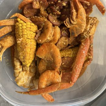 Rocking Crab - Crabs corn shrimp potato and sausage. - Seafood Near Me - TEMPLE TERR, Florida