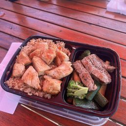 New York Steak & Chicken Combination Plate New York Steak & Chicken Combination Plate